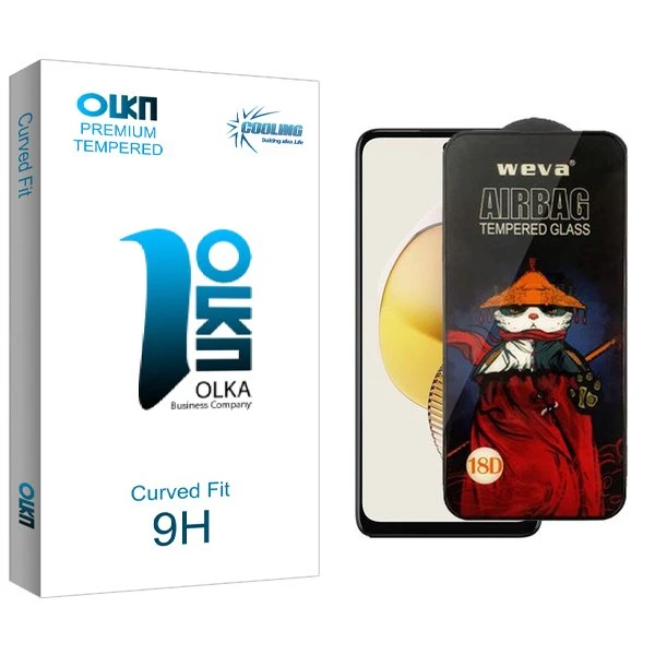 محافظ صفحه نمایش کولینگ مدل Olka Airbag مناسب برای گوشی موبایل موتورولا Moto G73