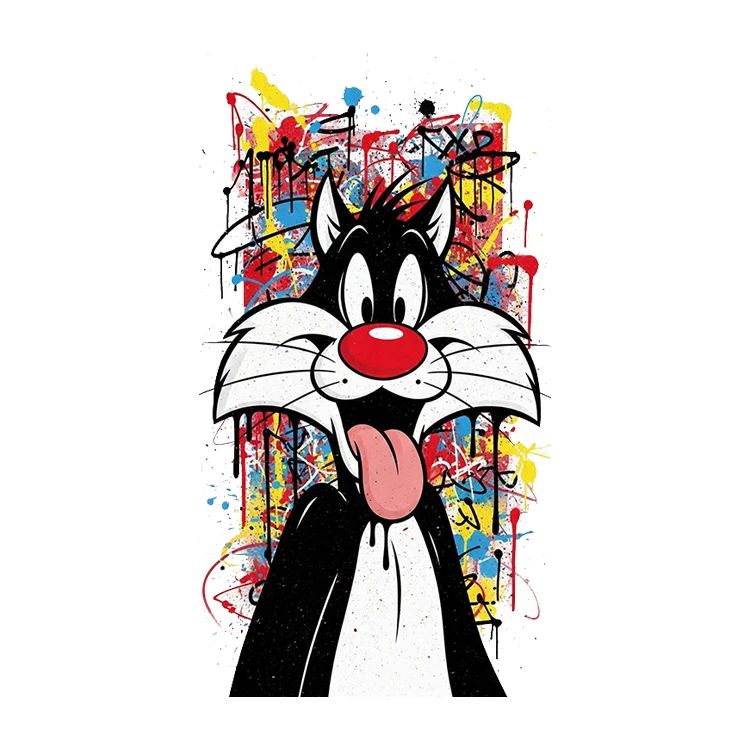 استیکر پارچه و لباس پاد آفرین مدل کارتونی کد 2588