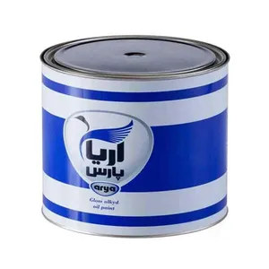 رنگ سفید براق آریا پارس مدل 001 حجم 4 لیتر
