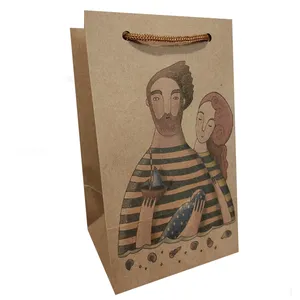 پاکت هدیه مدل زن و مرد عاشق مجموعه 5 عددی