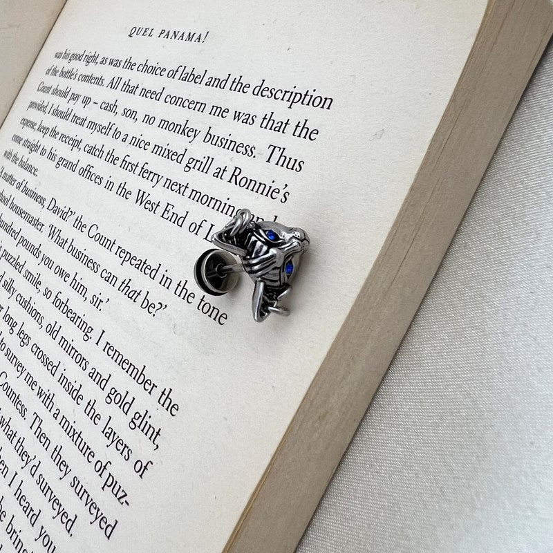 پیرسینگ گوش زنانه مدل گربه کد P4538