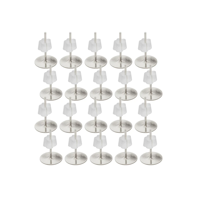 عکس شماره 2 : پایه گوشواره مدل 02 بسته 20 عددی