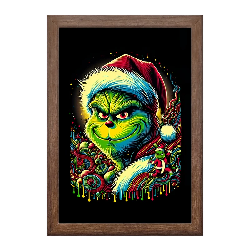 تابلو خندالو طرح گرینچ (Grinch) کد F8087