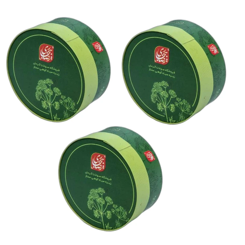 زیره سیاه کوهی ممتاز رضا بیجاری کرمان - 300 گرم بسته 3 عددی