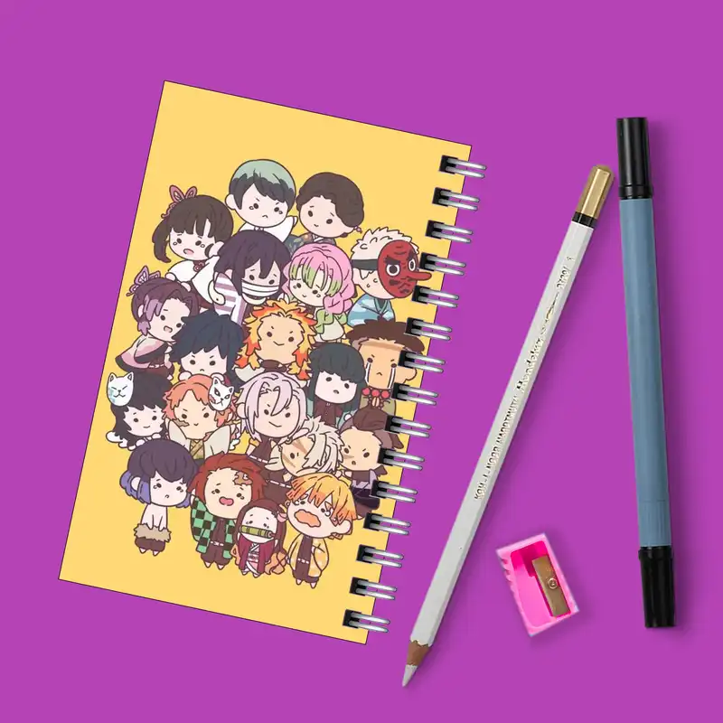 دفترچه یادداشت مدل to do list طرح انیمه شیطان کش کد 1353663