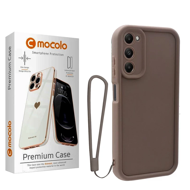 کاور موکولو مدل Silicone Puffer Strap مناسب برای گوشی موبایل سامسونگ Galaxy S21 FE به همراه بند آویز