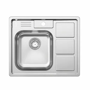 سینک ظرفشویی استیل توکار یک لگنه پلی استیل مدل پرشین کد 114