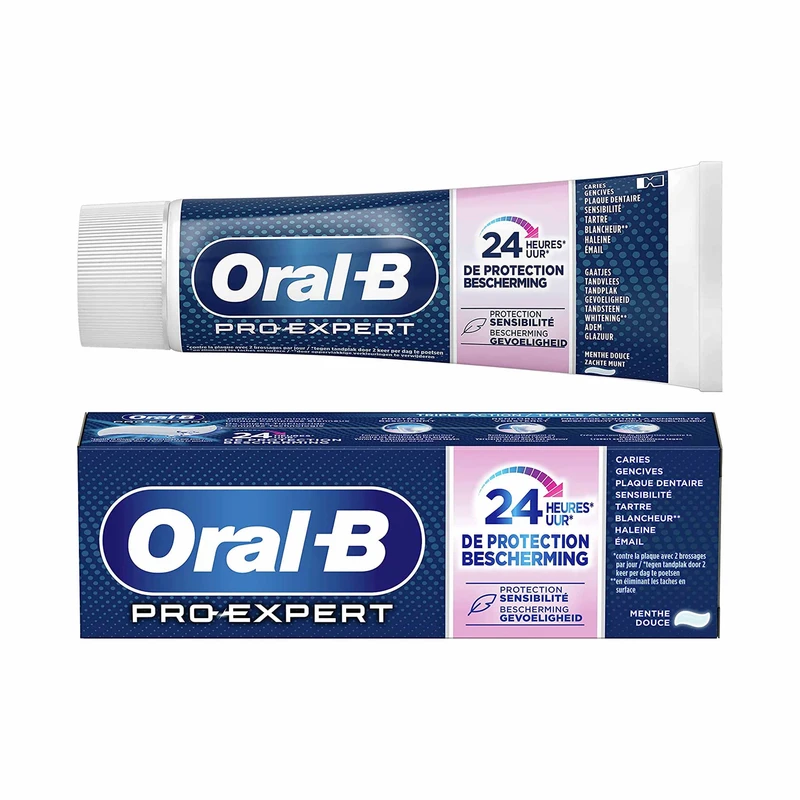 خمیر دندان اورال-بی مدل Pro Export 24 Hours حجم 75 میلی لیتر