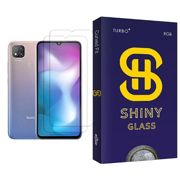 محافظ صفحه نمایش آتوچبو مدل Shiny Glass MIX002 مناسب برای گوشی موبایل شیائومی Redmi 9 Activ بسته دو عددی