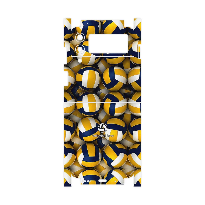 برچسب پوششی ماهوت مدل Volleyball-FullSkin مناسب برای گوشی موبایل سامسونگ Galaxy Z Flip3 5G