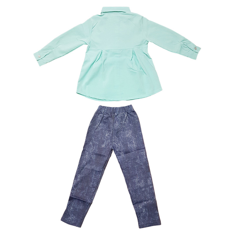 ست شومیز و شلوار دخترانه مدل GNS22