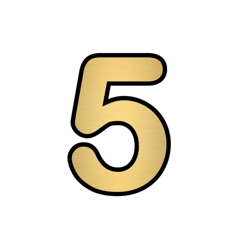 تابلو نشانگر طرح پلاک واحد شماره 5 مدل تک