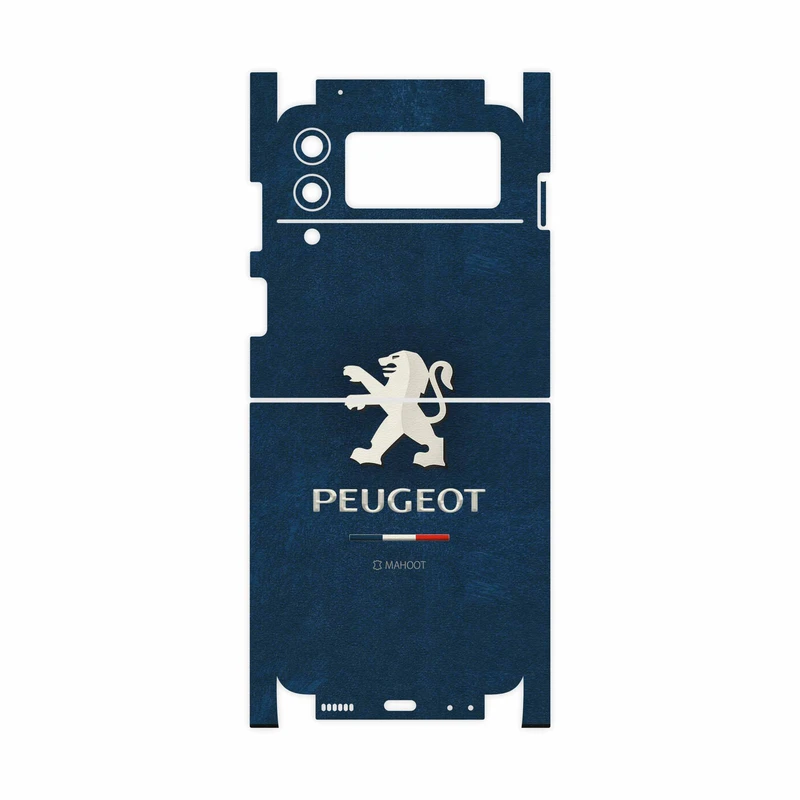 برچسب پوششی ماهوت مدل Peugeot-Logo-FullSkin مناسب برای گوشی موبایل سامسونگ Galaxy Z Flip3 5G