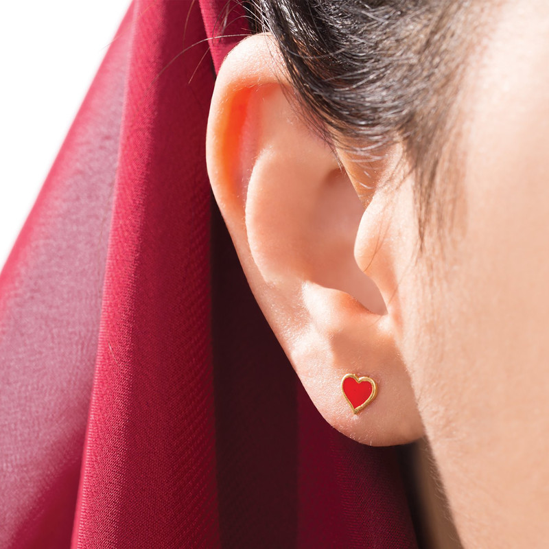 گوشواره طلا 18 عیار زنانه تاج مدل g550 گوشواره طلا 18 عیار زنانه تاج مدل g550