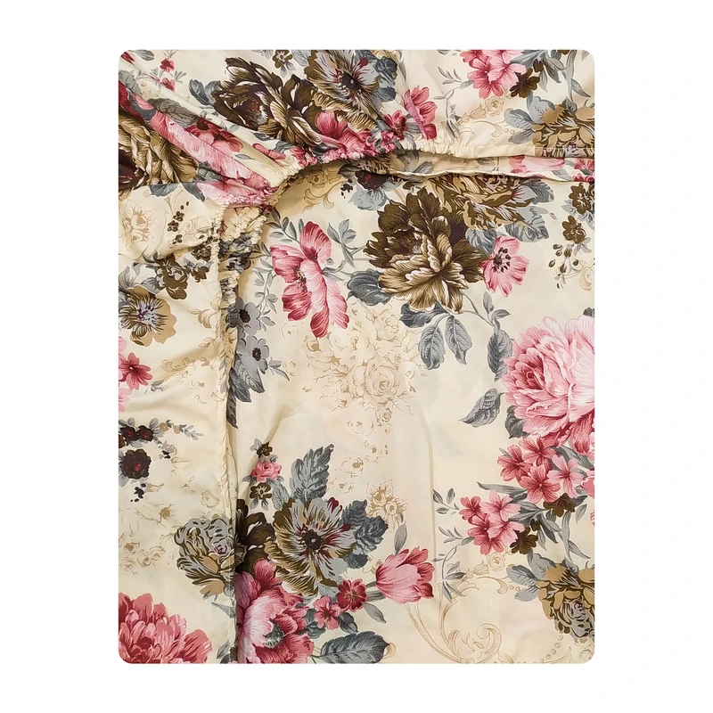 ملحفه آدنو مدل آلاله کد CH78 دونفره سایز 180x200 سانتی متر