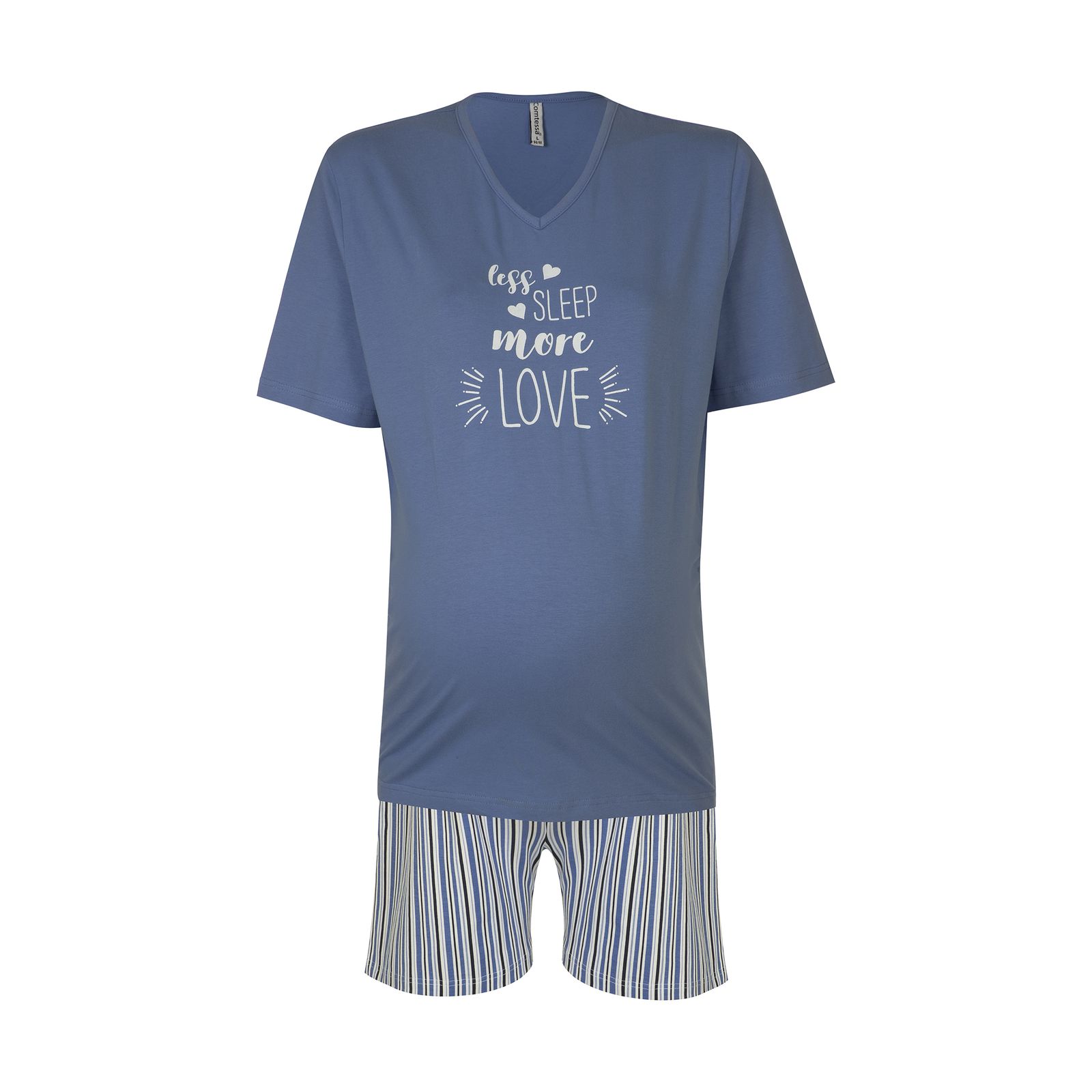 ست تی شرت و شلوارک بارداری اسمارا مدل 2020 -  - 1