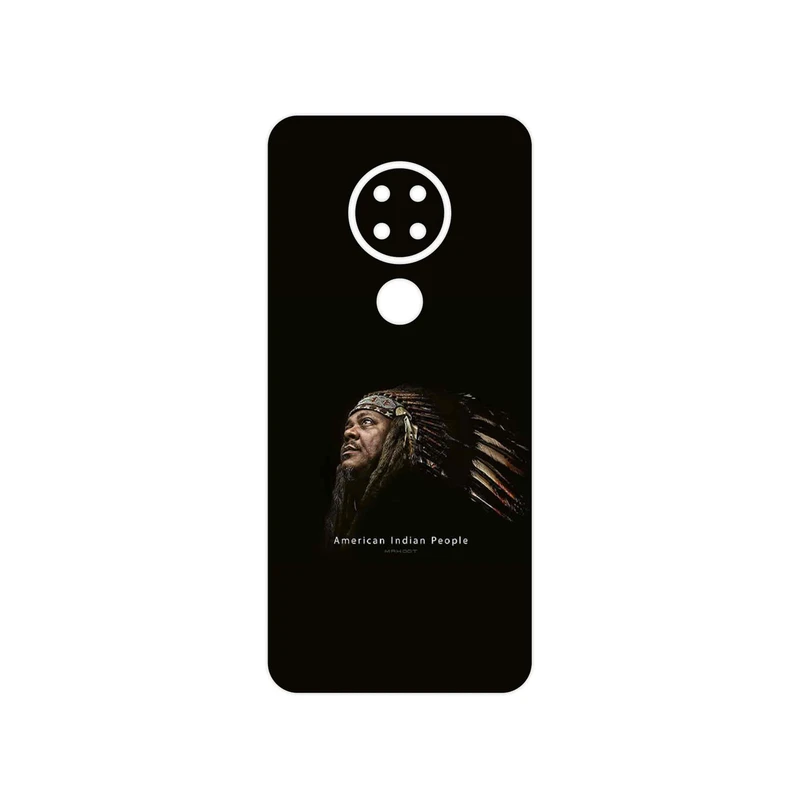 برچسب پوششی ماهوت مدل Portrait of an Indian Man مناسب برای گوشی موبایل نوکیا 7.2