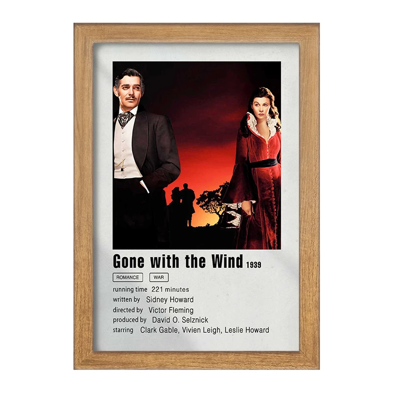 تابلو خندالو مدل بربادرفته (Gone With the Wind) کد F11920