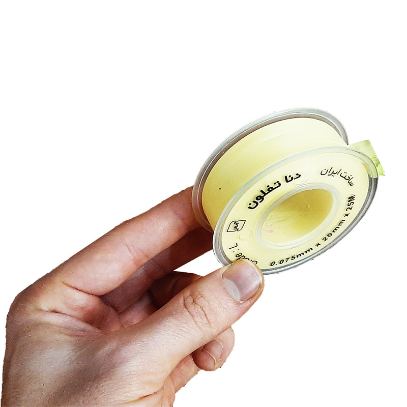 نوار تفلون دنا تفلون مدل ممتاز 25M کد D3 بسته 10 عددی نوار تفلون دنا تفلون مدل ممتاز 25M کد D3 بسته 10 عددی