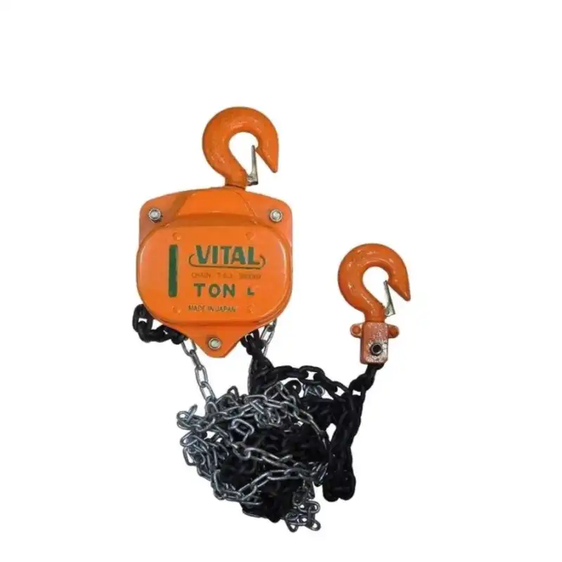 جرثقیل سقفی زنجیری ویتال مدل VL ظرفیت 1 تن