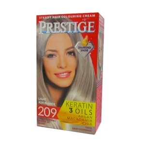 کیت رنگ مو پرستیژ شماره 209 حجم 50 میلی لیتر رنگ بلوند خاکستری روشن