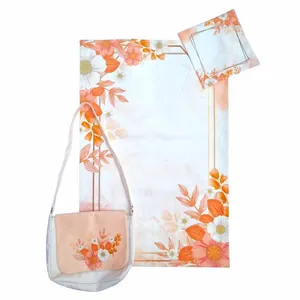 سجاده و جانماز طرح برگ پاییزی کد 500