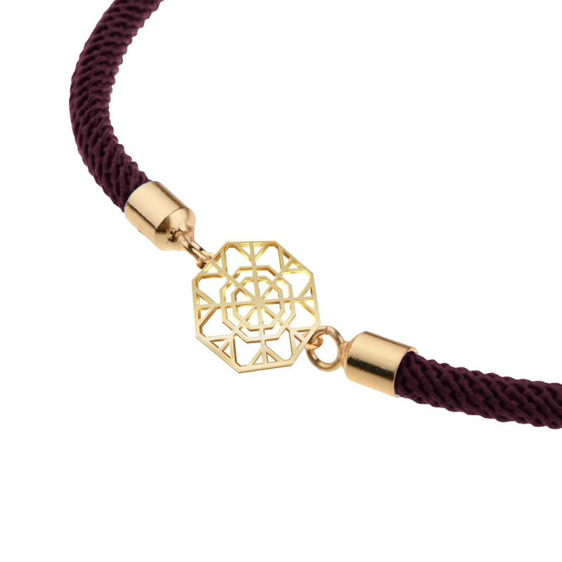 دستبند طلا 18 عیار زنانه مدوپد مدل اسلیمی کد D11-10489