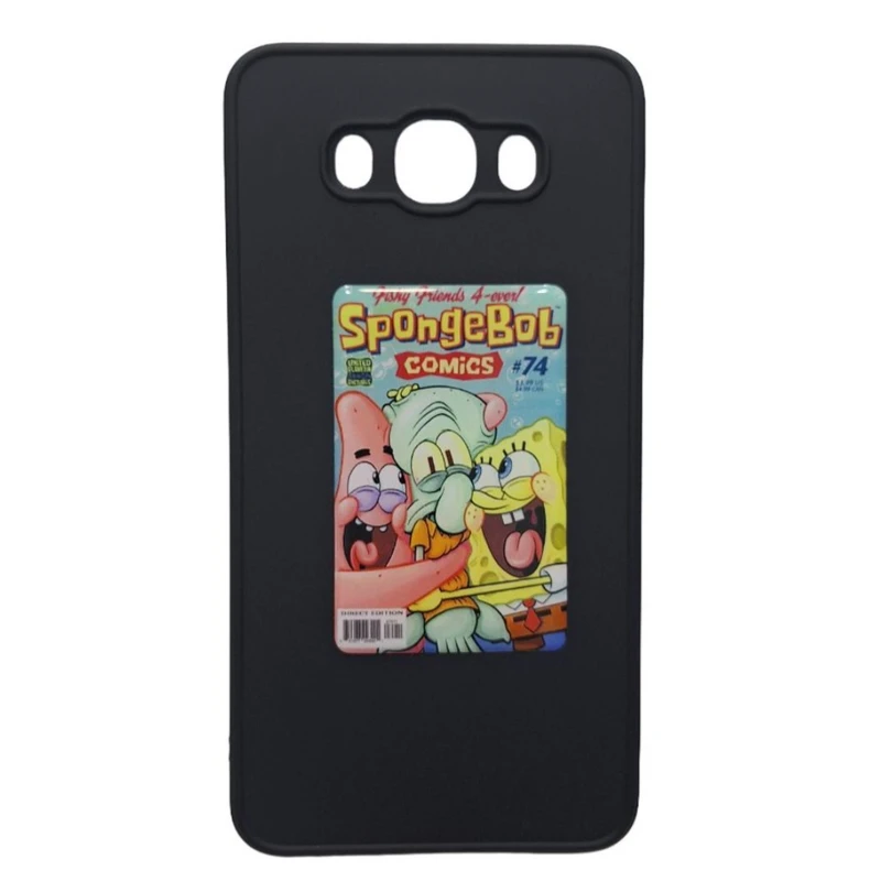 کاور طرح باب اسفنجی برجسته مدل j510 مناسب برای گوشی موبایل سامسونگ Galaxy J510 / J5 2016