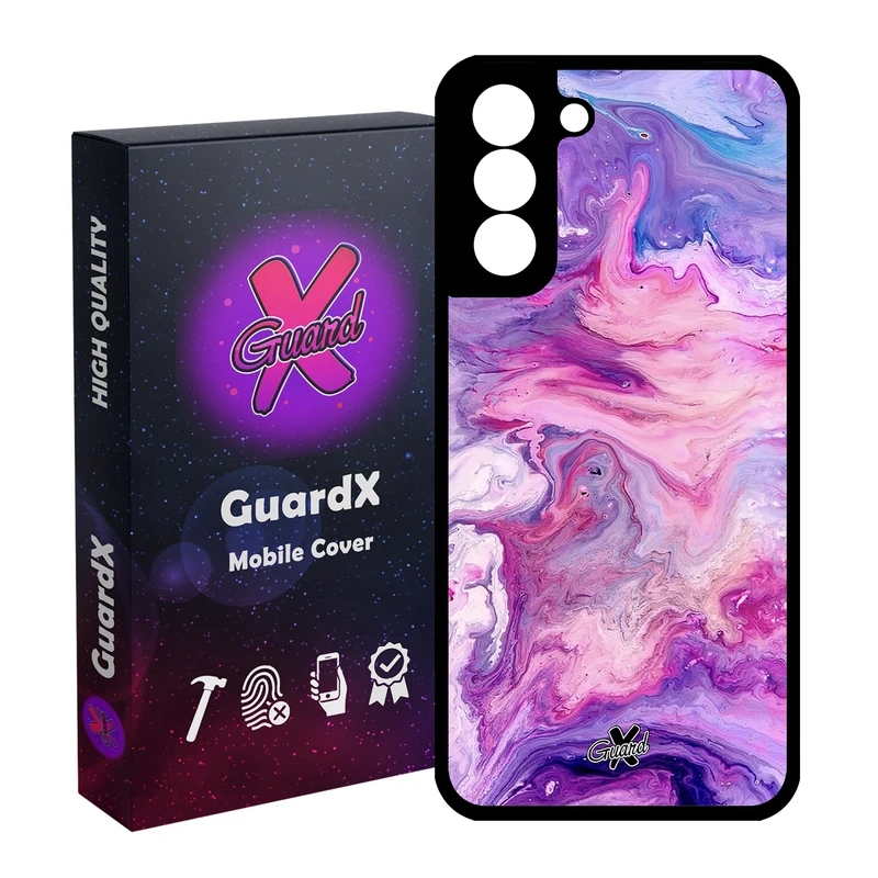 کاور گارد ایکس طرح ماربل مدل Glass10303 مناسب برای گوشی موبایل سامسونگ Galaxy S21 FE
