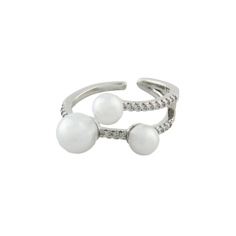 انگشتر زنانه مدل مرواریدی کد 1967