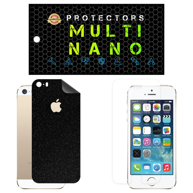 محافظ صفحه نمایش مولتی نانو مدل X-SFG مناسب برای گوشی موبایل اپل iPhone SE به همراه برچسب پوششی