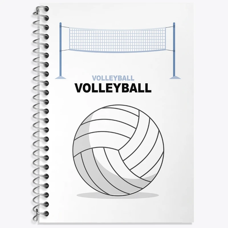 دفتر لغت 50 برگ خندالو طرح والیبال کد N1339