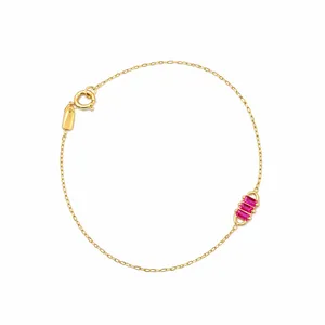 دستبند طلا 18 عیار زنانه گالری طلای پرنسس مدل ۱۳۴۶