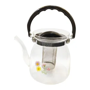 قوری سانگ سان مدل گلدار کد F016F گنجایش 2.2 لیتر