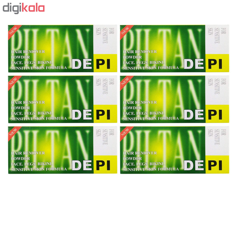 پودر موبر دپی مدل Lime وزن 50 گرم بسته 6 عددی