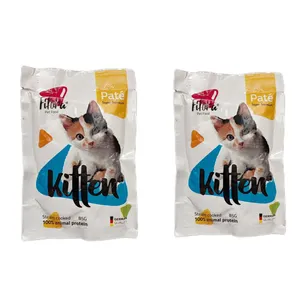 پوچ بچه گربه فیفورا مدل پته ترکیبی وزن 85 گرم بسته 2 عددی