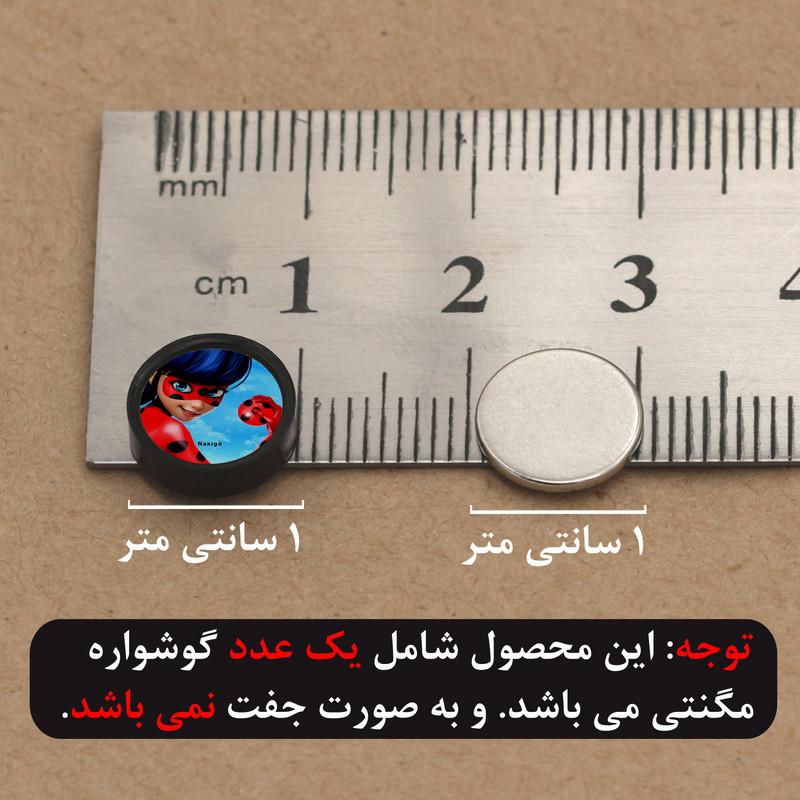 پیرسینگ گوش ناکسیگو مدل شب تاب طرح لیدی باگ کد PM6510 پیرسینگ گوش ناکسیگو مدل شب تاب طرح لیدی باگ کد PM6510