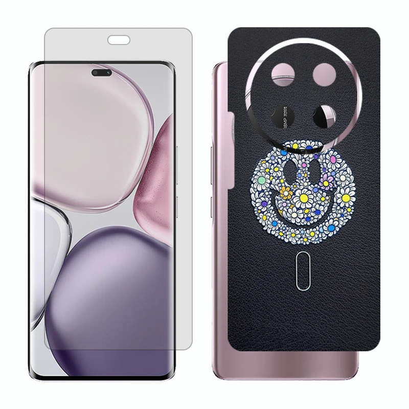 محافظ صفحه نمایش شفاف گلس مدل Together مناسب برای گوشی موبایل آنر X9c به همراه برچسب پوششی