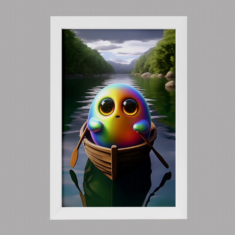 تابلو خندالو مدل قطره بامزه کد F7542