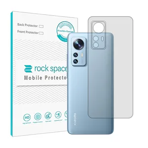 Transparent Rockspace HyGEL model phone back protector suitable for Xiaomi 12 mobile phone