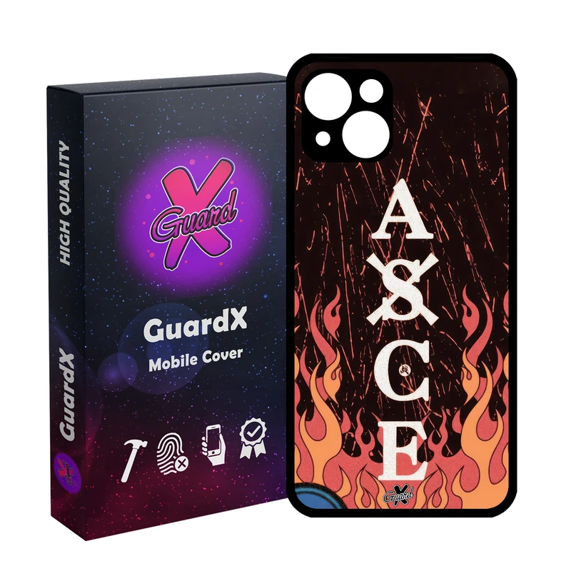 کاور گارد ایکس طرح انیمه مدل Glass10577 مناسب برای گوشی موبایل اپل iPhone 13
