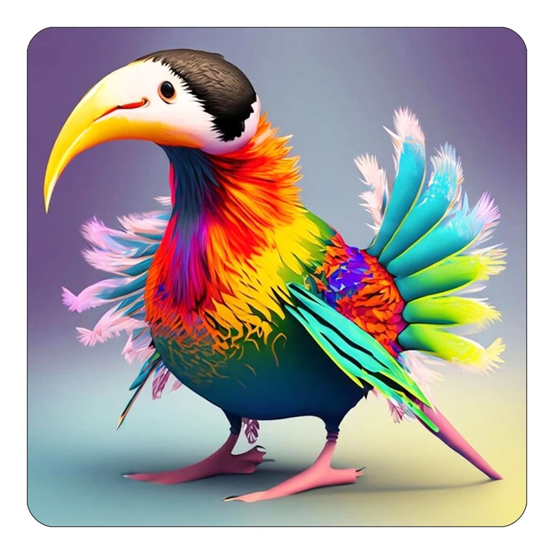 مگنت کاکتی طرح حیوانات رنگی مدل mp25484