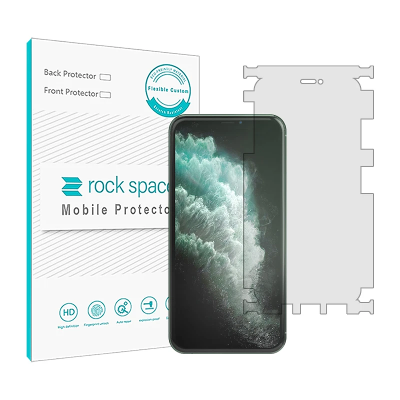 محافظ صفحه نمایش شفاف راک اسپیس مدل HGL-Medium مناسب برای گوشی موبایل اپل iPhone 11 Pro Max