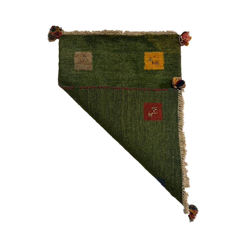 گبه فرش دستباف نیم متری مدل بافت قشقای شیراز کد NKP-sgp38