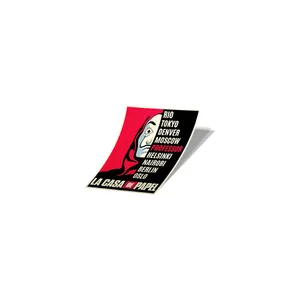 استیکر تزئینی موبایل و تبلت لولو مدل سریال سرقت پول MONEY HEIST کد 451