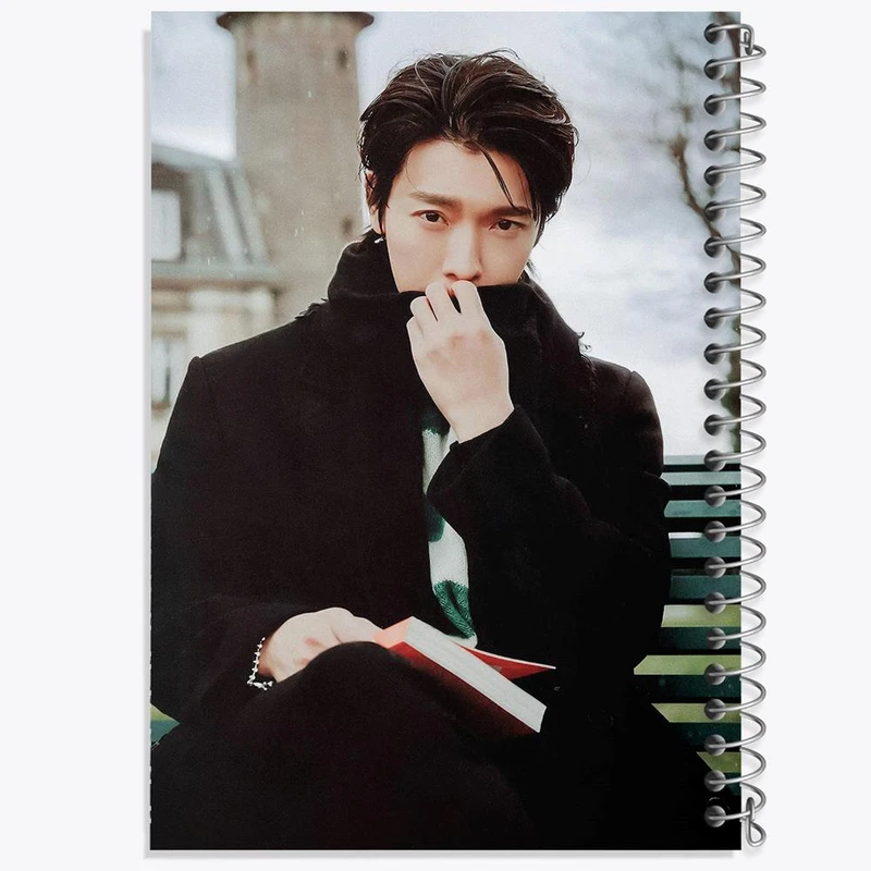 دفتر مشق 100 برگ خندالو طرح دونگهه گروه سوپر جونیور Super Junior کد 12162