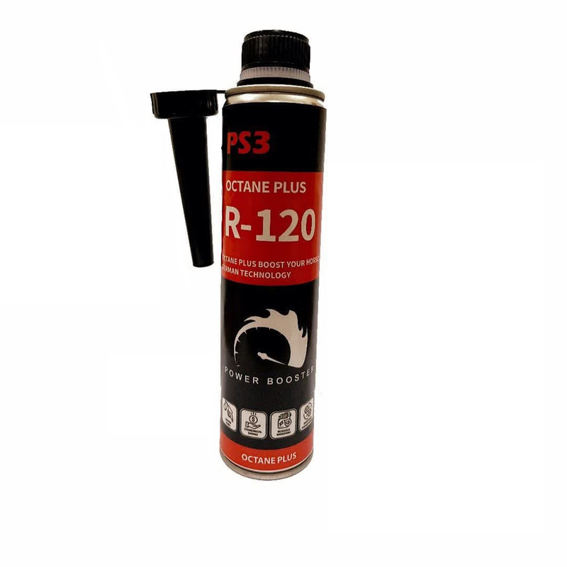 مکمل سوخت خودرو پی اس تری مدل OCTAN PLUS R-120 حجم 350 میلی لیتر