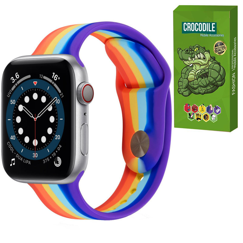 نقد و بررسی بند کروکودیل مدل C-Rainbow مناسب برای اپل واچ سری Watch SE 44mm توسط خریداران