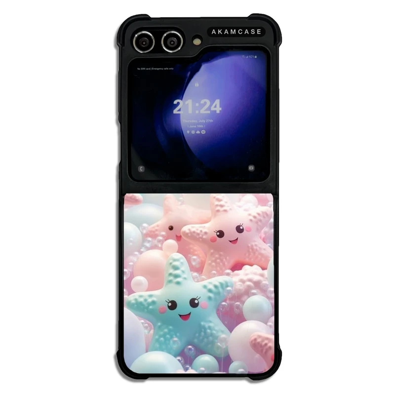 کاور آکام مدل AMC-WSGZFLIP5-GIRLY16 مناسب برای گوشی موبایل سامسونگ Galaxy Z Flip 5