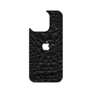 MAHOOT Black-Crocodile-Leather Cover Sticker for Apple iPhone 16 Pro